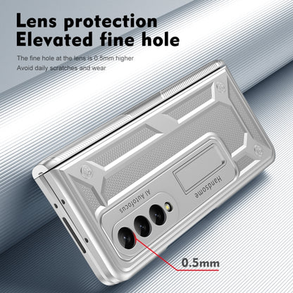 For Samsung Galaxy Z Fold3 5G integrated Shockproof Phone Case with Hinge(Silver) by buy2fix