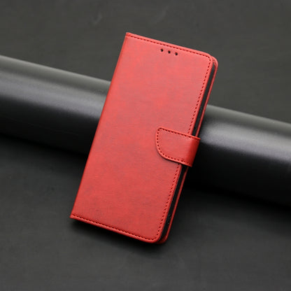 For Infinix Smart 7 Calf Texture Buckle Flip Leather Phone Case(Red) - Infinix Cases by buy2fix | Online Shopping UK | buy2fix