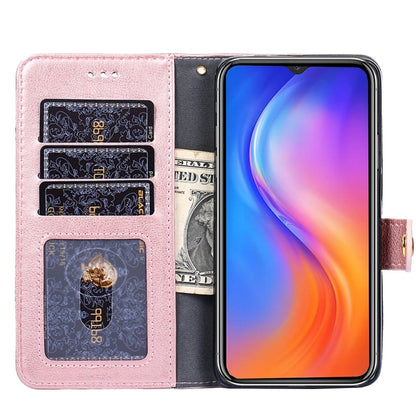 For Infinix Smart 7 Zipper Bag Leather Phone Case(Rose Gold) - Infinix Cases by buy2fix | Online Shopping UK | buy2fix