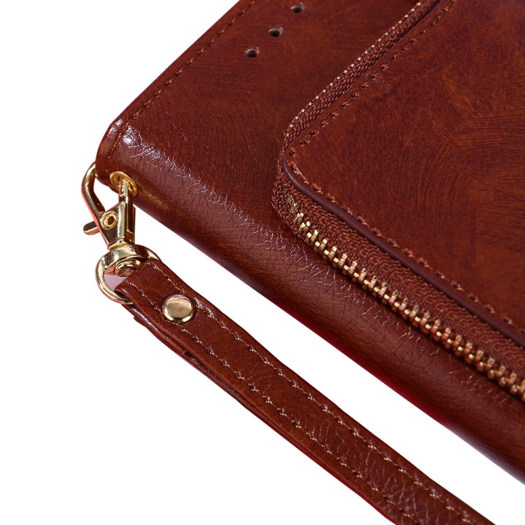For Infinix Smart 7 Zipper Bag Leather Phone Case(Rose Gold) - Infinix Cases by buy2fix | Online Shopping UK | buy2fix