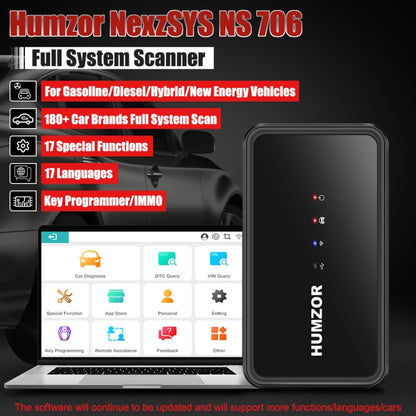 HUMZOR NexzSYS NS 706 Car Full System 9-32V OBD 2 Scanner Diagnostic Tool by buy2fix