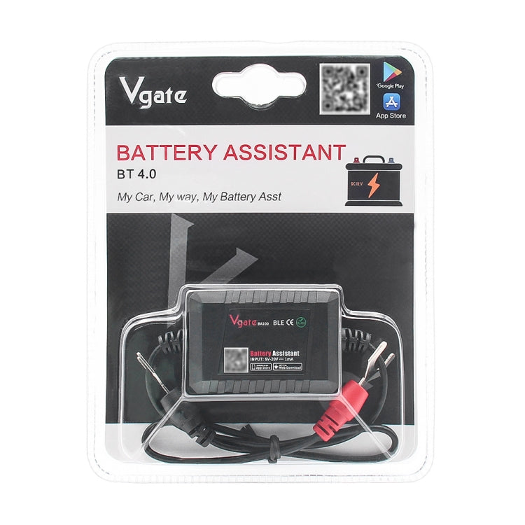 Vgate BA100 Car 12V Bluetooth 4.0 Battery Assistant Analyzer Tester - Electronic Test by Vgate | Online Shopping UK | buy2fix