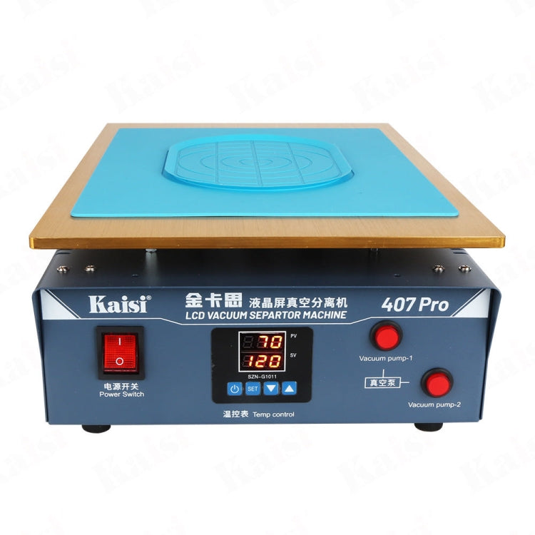 Kaisi 407 Pro 17 inch Dual Vacuum Pump LCD Screen Separator Machine(UK Plug) - Separation Equipment by Kaisi | Online Shopping UK | buy2fix