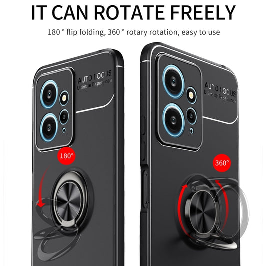 For Xiaomi Redmi Note 12 4G Global Metal Ring Holder TPU Phone Case(Blue) by buy2fix