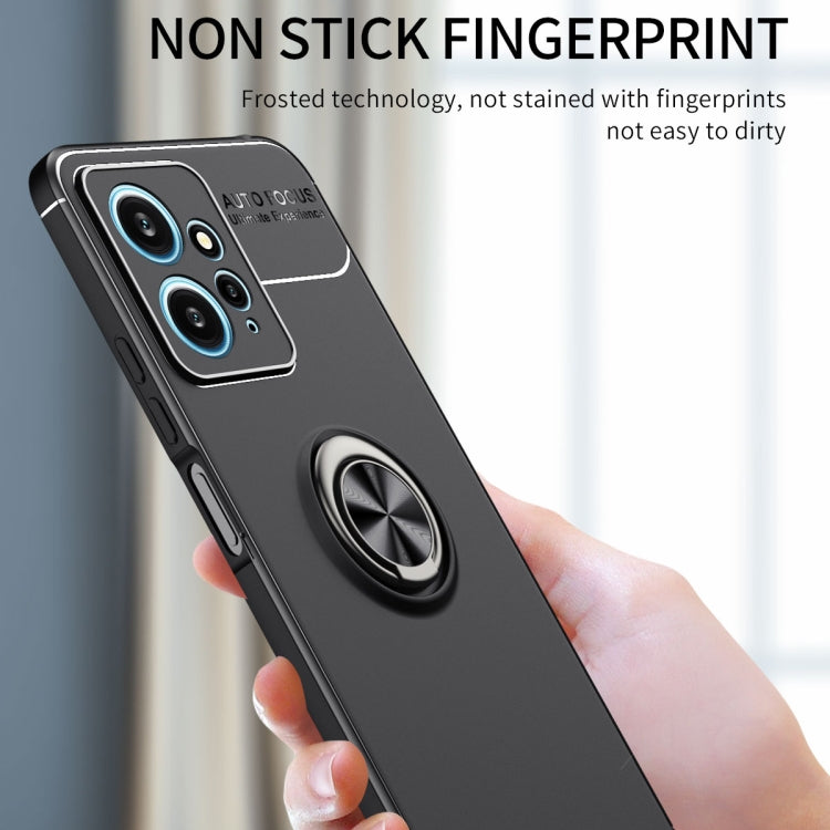 For Xiaomi Redmi Note 12 4G Global Metal Ring Holder TPU Phone Case(Blue) by buy2fix