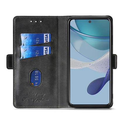 For Infinix Smart 6 Plus Contrast Color Side Buckle Leather Phone Case(Purple + Rose Red) - Infinix Cases by buy2fix | Online Shopping UK | buy2fix