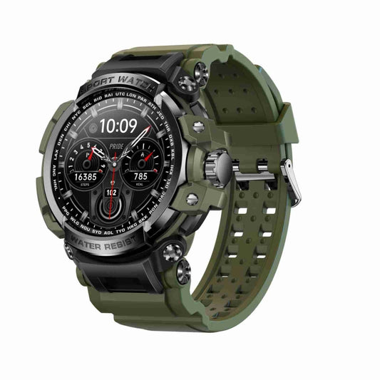 LC16 1.32 inch IP68 Waterproof Sports Outdoor Sport Smart Watch, Support Bluetooth Calling / Heart Rate Monitoring(Green) by buy2fix
