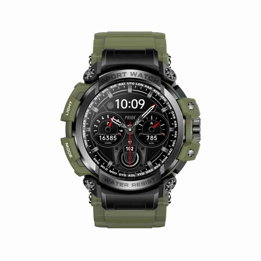 LC16 1.32 inch IP68 Waterproof Sports Outdoor Sport Smart Watch, Support Bluetooth Calling / Heart Rate Monitoring(Green) by buy2fix