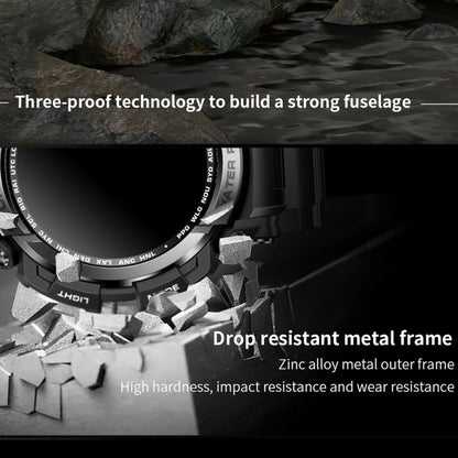 LC16 1.32 inch IP68 Waterproof Sports Outdoor Sport Smart Watch, Support Bluetooth Calling / Heart Rate Monitoring(Black) by buy2fix