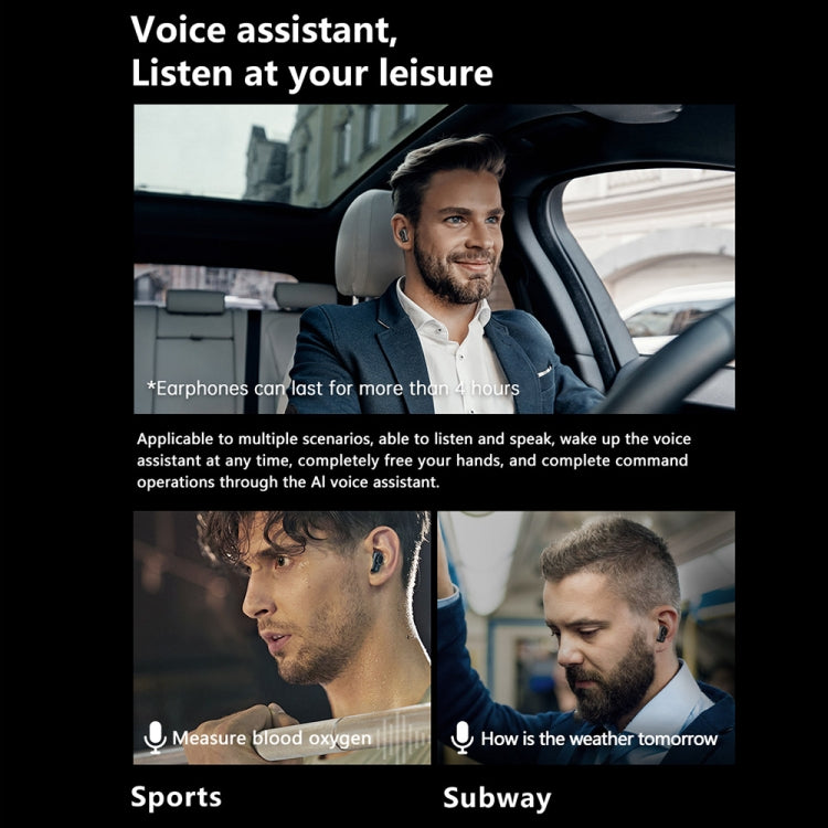 N22 2 in 1 1.96 inch HD Display Sport Bluetooth Call Earphone Smart Watch(Green) by buy2fix