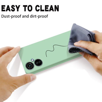 For Tecno Camon 19 Neo Pure Color Liquid Silicone Shockproof Phone Case(Green) by buy2fix