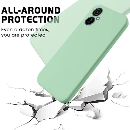For Tecno Camon 19 Neo Pure Color Liquid Silicone Shockproof Phone Case(Green) by buy2fix