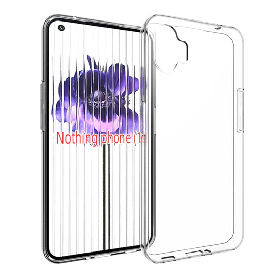 For Nothing Phone Waterproof Texture TPU Phone Case(Transparent) - Nothing Cases by buy2fix | Online Shopping UK | buy2fix