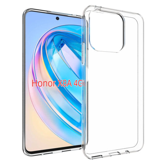 Pour Honor X8a 4G Coque de téléphone en TPU à texture imperméable (transparente)