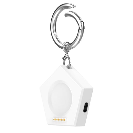 For OPPO Watch 4 Pro / 3 / 3 Pro Portable Universal Smart Watch Charger, Port:Type-C(White) -  by buy2fix | Online Shopping UK | buy2fix