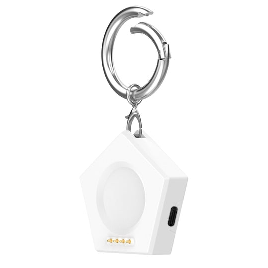 For OPPO Watch 4 Pro / 3 / 3 Pro Portable Universal Smart Watch Charger, Port:Type-C(White)