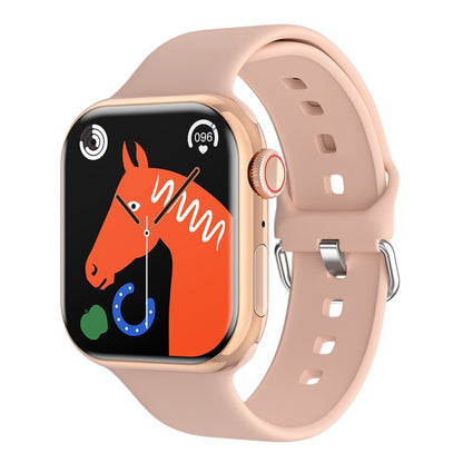 IW9 2.05 inch Square Screen Smart Watch Supports Bluetooth Calls/Blood Oxygen Monitoring(Rose Gold) by buy2fix