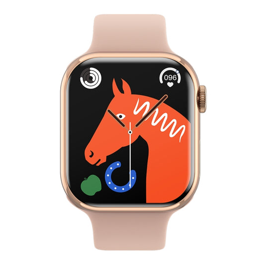 IW9 2.05 inch Square Screen Smart Watch Supports Bluetooth Calls/Blood Oxygen Monitoring(Rose Gold) by buy2fix