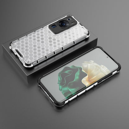 For Huawei P60 / P60 Pro Honeycomb Phone Case(White) - Huawei Cases by buy2fix | Online Shopping UK | buy2fix