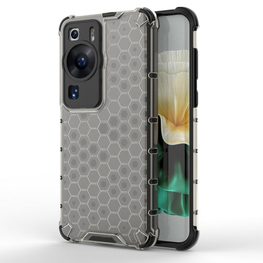 For Huawei P60 / P60 Pro Honeycomb Phone Case(Black) - Huawei Cases by buy2fix | Online Shopping UK | buy2fix
