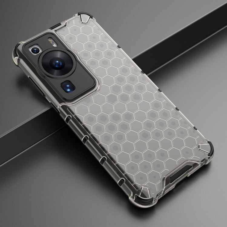 For Huawei P60 / P60 Pro Honeycomb Phone Case(Black) - Huawei Cases by buy2fix | Online Shopping UK | buy2fix