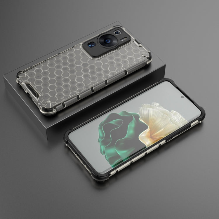 For Huawei P60 / P60 Pro Honeycomb Phone Case(Black) - Huawei Cases by buy2fix | Online Shopping UK | buy2fix