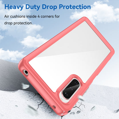 For Sony Xperia 10 V Colorful Series Acrylic + TPU Phone Case(Red) by buy2fix