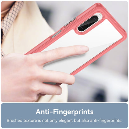 For Sony Xperia 10 V Colorful Series Acrylic + TPU Phone Case(Red) by buy2fix