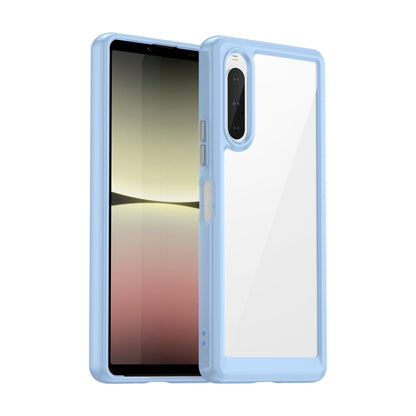 For Sony Xperia 10 V Colorful Series Acrylic + TPU Phone Case(Blue) by buy2fix