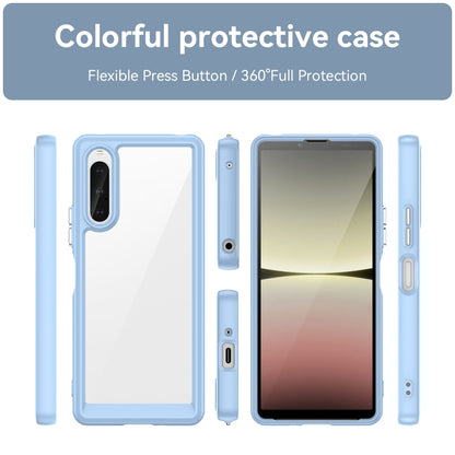For Sony Xperia 10 V Colorful Series Acrylic + TPU Phone Case(Blue) by buy2fix