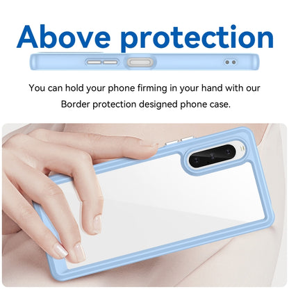 For Sony Xperia 10 V Colorful Series Acrylic + TPU Phone Case(Blue) by buy2fix