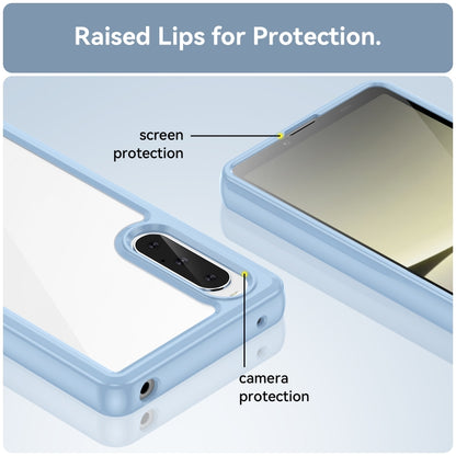 For Sony Xperia 10 V Colorful Series Acrylic + TPU Phone Case(Blue) by buy2fix