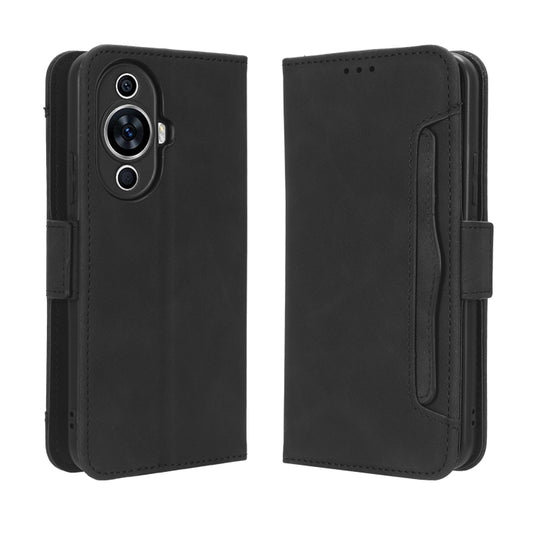 For Huawei nova 11 Skin Feel Calf Texture Card Slots Leather Phone Case(Black) by buy2fix