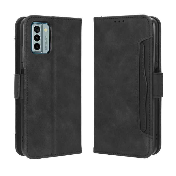 For Nokia G22 4G Skin Feel Calf Texture Card Slots Leather Phone Case(Black) by buy2fix