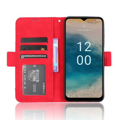 For Nokia G22 4G Skin Feel Calf Texture Card Slots Leather Phone Case(Red) by buy2fix