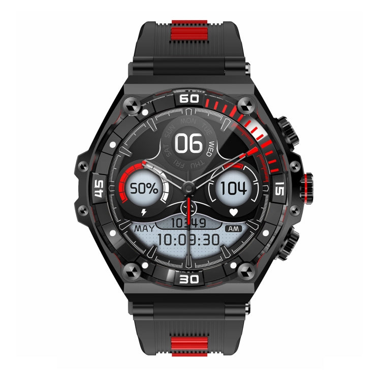 CT18 1.43 inch AMOLED Screen Smart Watch Supports Bluetooth Call/Blood Oxygen Detection(Red) - Smart Watches by buy2fix | Online Shopping UK | buy2fix