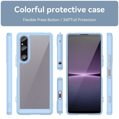 For Sony Xperia 1 V Colorful Series Acrylic + TPU Phone Case(Blue) by buy2fix