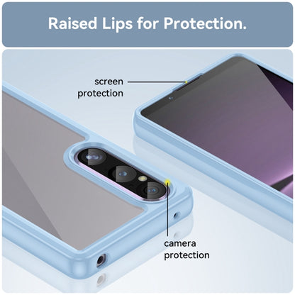 For Sony Xperia 1 V Colorful Series Acrylic + TPU Phone Case(Blue) by buy2fix