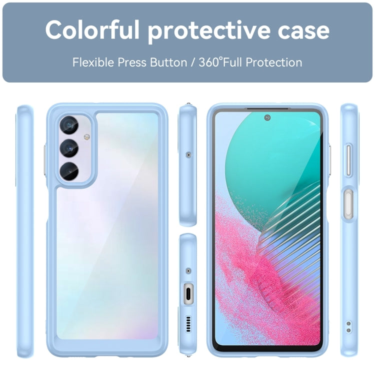 For Samsung Galaxy M54 5G Colorful Series Acrylic + TPU Phone Case(Blue) by buy2fix