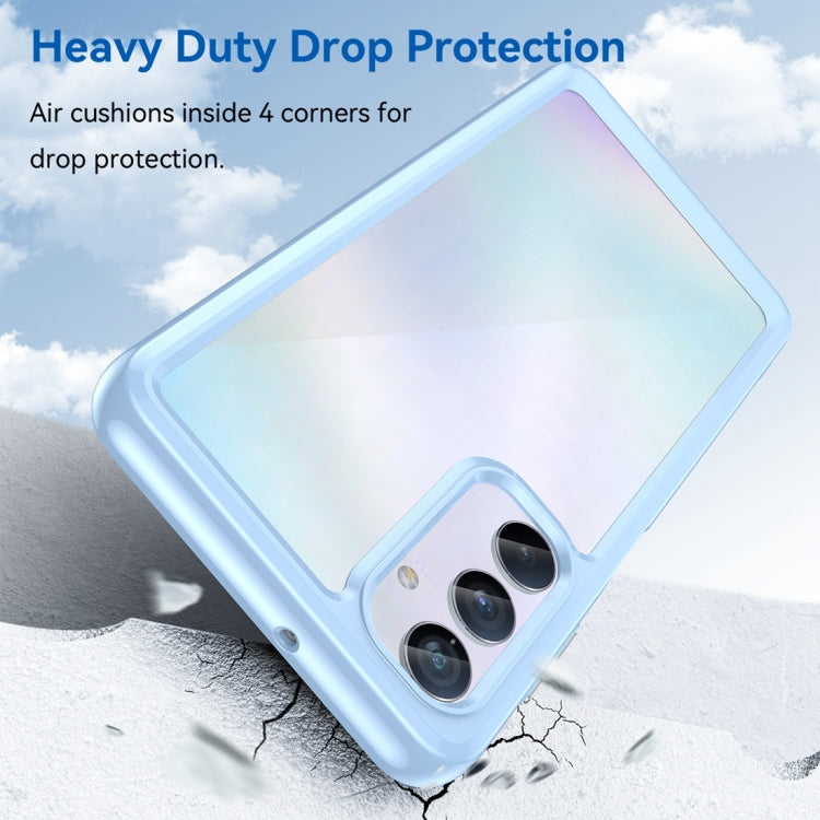 For Samsung Galaxy M54 5G Colorful Series Acrylic + TPU Phone Case(Blue) by buy2fix