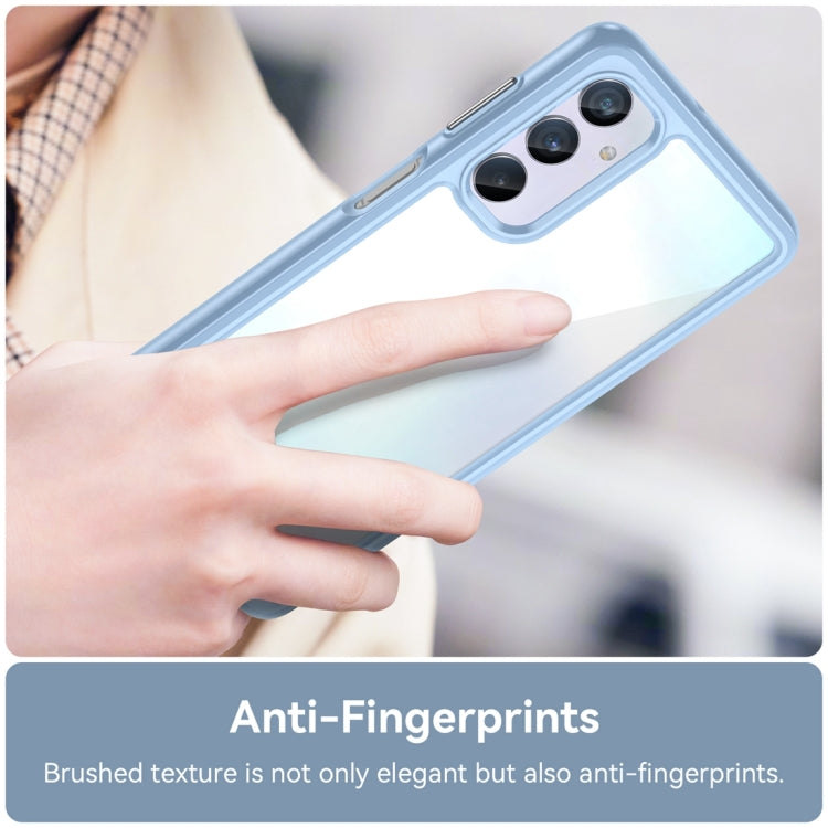 For Samsung Galaxy M54 5G Colorful Series Acrylic + TPU Phone Case(Blue) by buy2fix