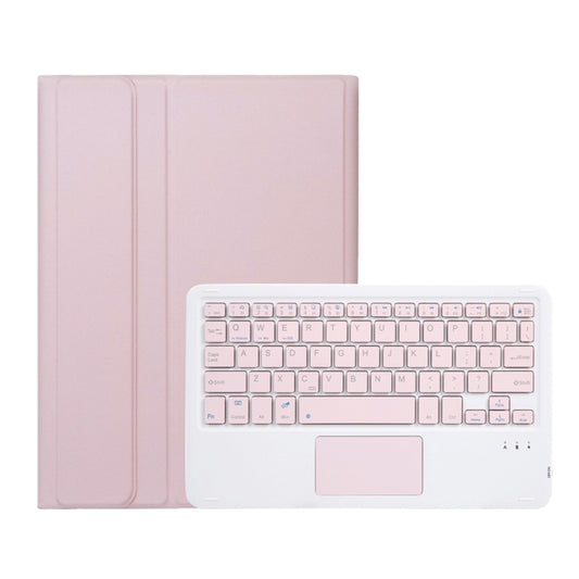 For Xiaomi Pad 6 / Pad 6 Pro A0N7-A Lambskin Texture Ultra-thin Bluetooth Keyboard Leather Case with Touchpad(Pink) - Xiaomi Keyboard by buy2fix | Online Shopping UK | buy2fix