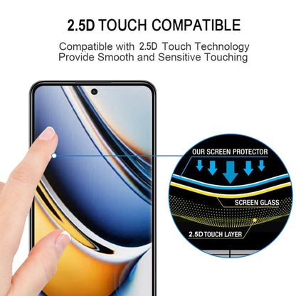 For Realme 11 Pro+ 3D Curved Edge Full Screen Tempered Glass Film - Realme Tempered Glass by buy2fix | Online Shopping UK | buy2fix