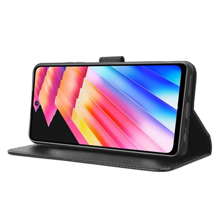 For Infinix Hot 30 4G X6831 Diamond Texture Leather Phone Case(Black) - Infinix Cases by buy2fix | Online Shopping UK | buy2fix