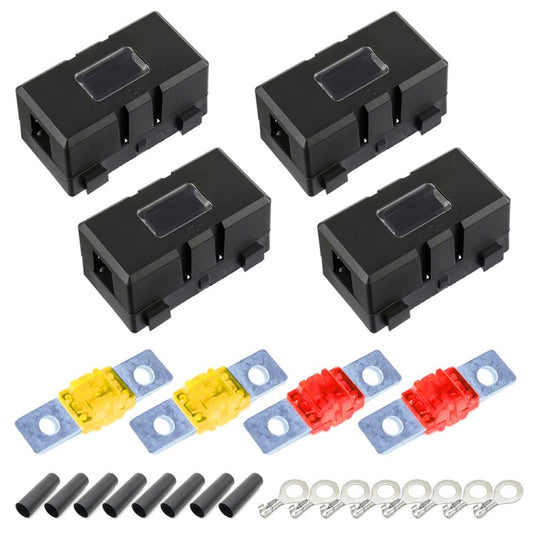 4 in 1 ANS-H Car Fuse Holder Fuse Box, Current:40/50A - Fuse by buy2fix | Online Shopping UK | buy2fix
