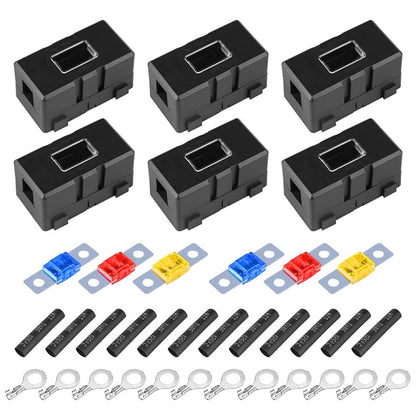 6 in 1 ANS Car Fuse Holder Fuse Box, Current:60A & 80A & 100A by buy2fix