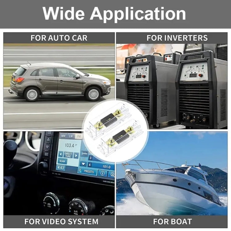 2 in 1 ANL Car Fuse Holder Electrical Protection Insulating Cover, Current:300A by buy2fix