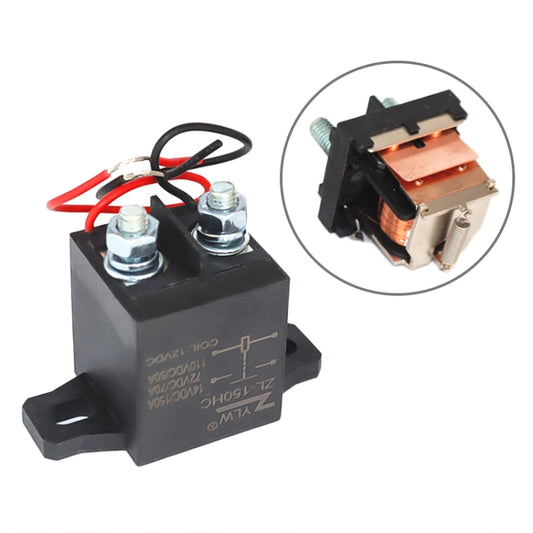 Car New Energy Arc Extinguishing DC 150A Contactor Start Relay, Rated Voltage:24V Startup Type by buy2fix
