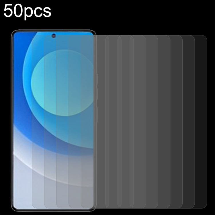 For Tecno Camon 20 50pcs 0.26mm 9H 2.5D Tempered Glass Film by buy2fix