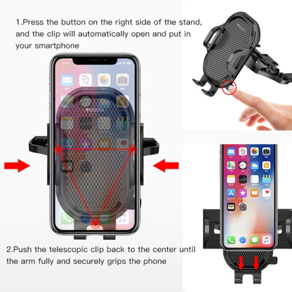 Yesido C84 360 Degree Rotating CD Port Car Phone Holder(Black) - Universal Car Holders by Yesido | Online Shopping UK | buy2fix